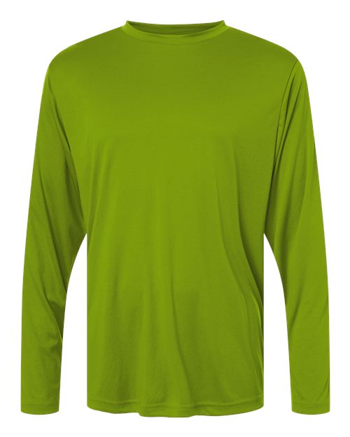 Unisex Capital Long Sleeve Performance T-Shirt — Acid Green
