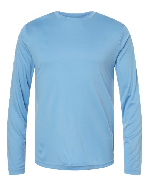 Unisex Capital Long Sleeve Performance T-Shirt — Columbia Blue