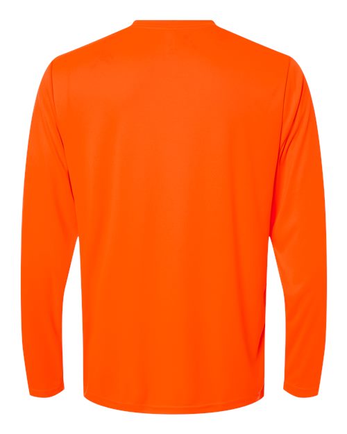 Unisex Capital Long Sleeve Performance T-Shirt — Safety Orange
