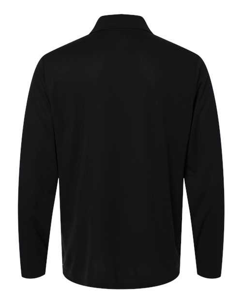 Men's Nova Performance Long Sleeve Pique Polo — Black
