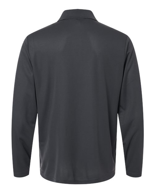 Men's Nova Performance Long Sleeve Pique Polo — Carbon