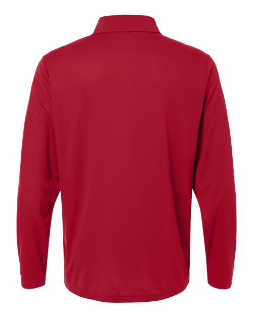 Men's Nova Performance Long Sleeve Pique Polo — Classic Red