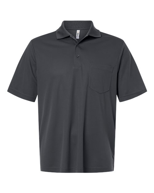 Men's Nova Performance Pique Pocket Polo — Carbon
