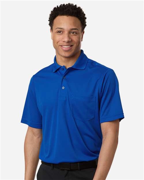 Men's Nova Performance Pique Pocket Polo — True Royal