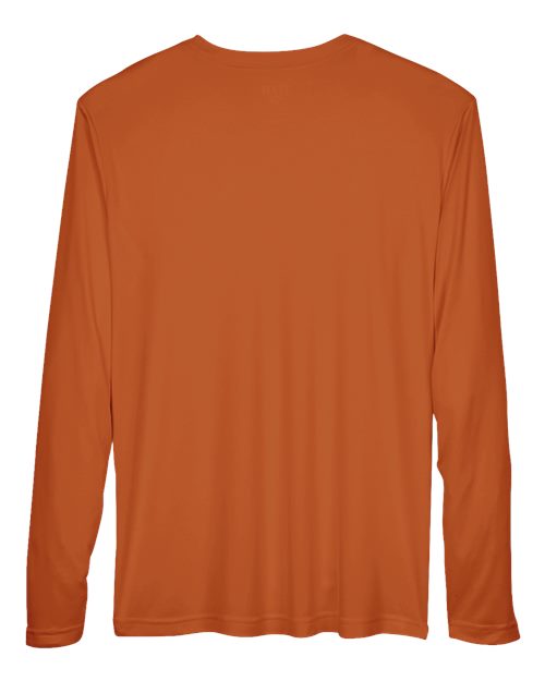 Men's Zone Performance Long Sleeve T-Shirt — Sport Burnt Orange