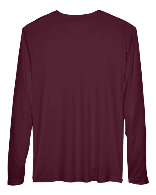 Men's Zone Performance Long Sleeve T-Shirt — Sport Dark Maroon