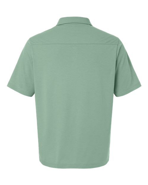 Men's Seaton Pebble Textured Polo — Balsam Green