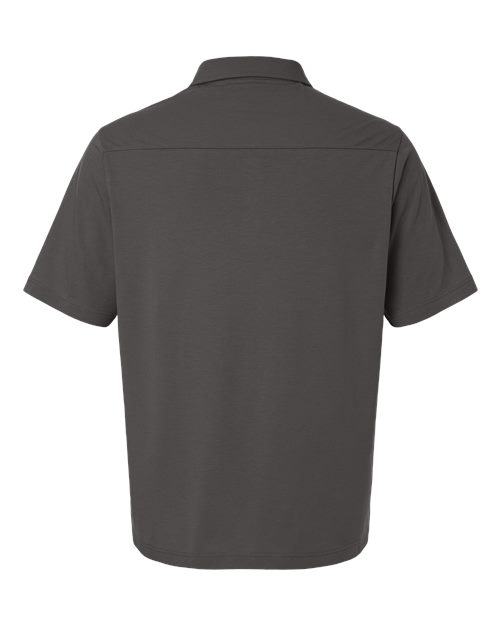 Men's Seaton Pebble Textured Polo — Graphite