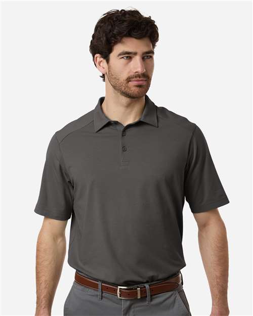 Men's Seaton Pebble Textured Polo — Graphite