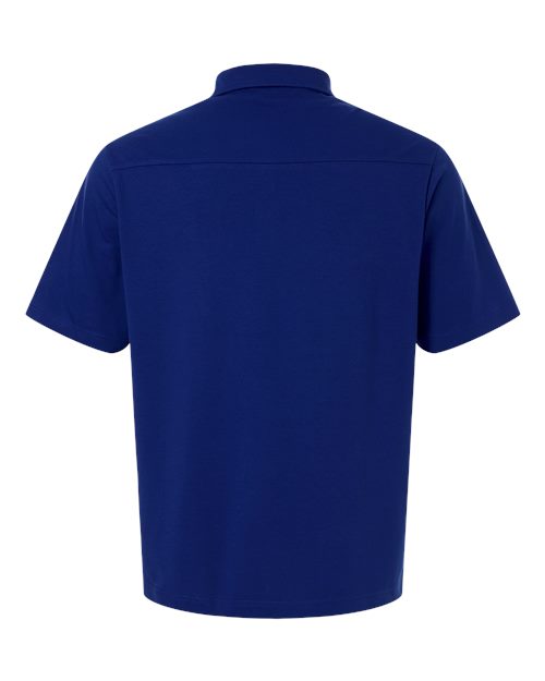Men's Seaton Pebble Textured Polo — Midnight Royal