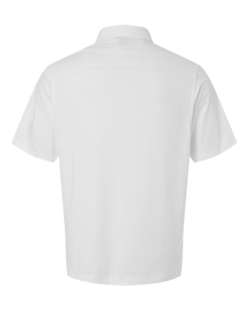Men's Seaton Pebble Textured Polo — White