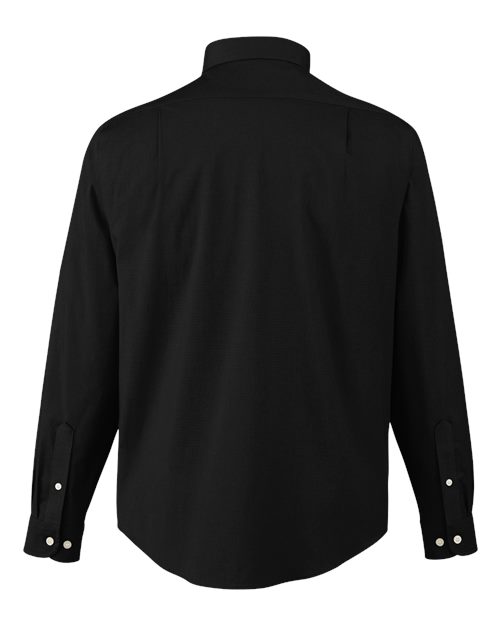 Men's CrownLux Performance® Spencer Poplin Dress Shirt — Black