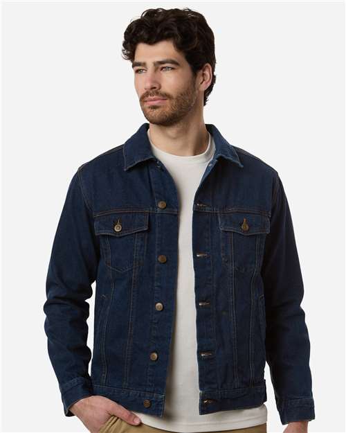 Unisex Cooper Denim Jacket — Dark Denim