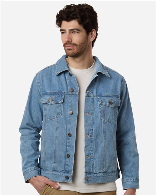 Unisex Cooper Denim Jacket — Light Denim