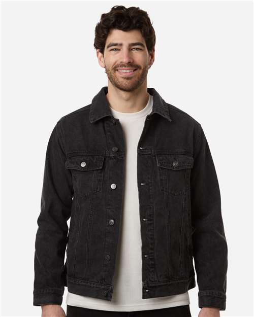 Unisex Cooper Denim Jacket — Washed Black