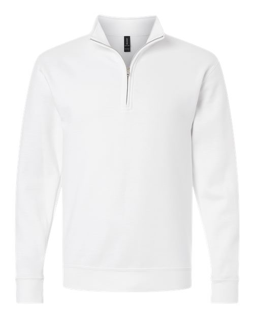 Unisex Heavy Blend™ Quarter-Zip Sweatshirt — White