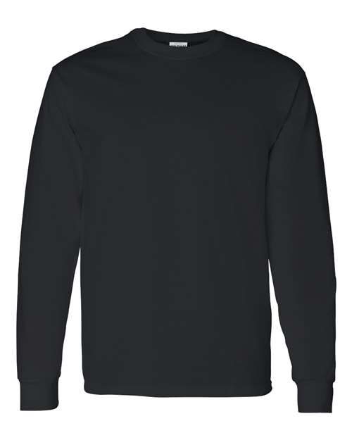 Unisex Heavy Cotton™ Long Sleeve T-Shirt — Black
