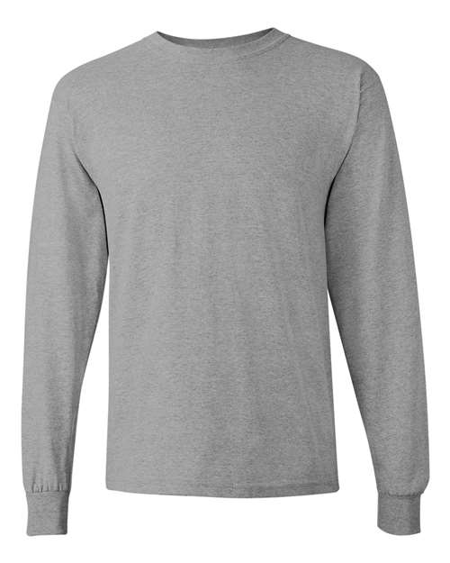 Unisex Heavy Cotton™ Long Sleeve T-Shirt — Sport Grey