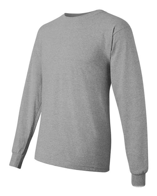 Unisex Heavy Cotton™ Long Sleeve T-Shirt — Sport Grey
