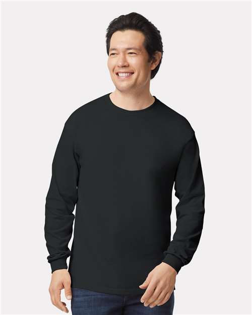 Unisex Ultra Cotton® Long Sleeve T-Shirt — Black