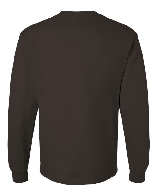 Unisex Ultra Cotton® Long Sleeve T-Shirt — Dark Chocolate