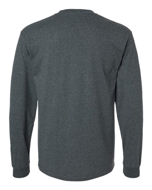 Unisex Ultra Cotton® Long Sleeve T-Shirt — Dark Heather