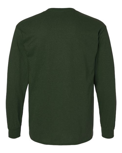 Unisex Ultra Cotton® Long Sleeve T-Shirt — Forest Green