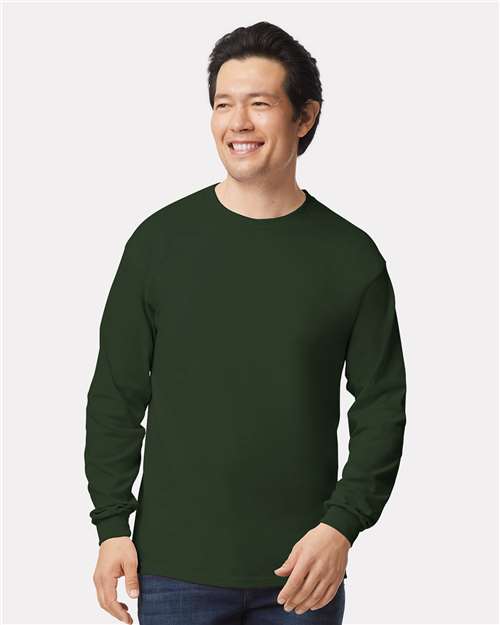 Unisex Ultra Cotton® Long Sleeve T-Shirt — Forest Green