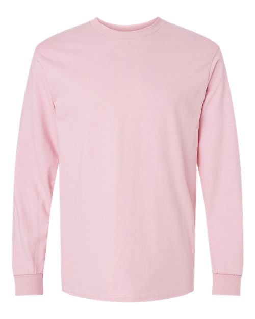 Unisex Ultra Cotton® Long Sleeve T-Shirt — Light Pink