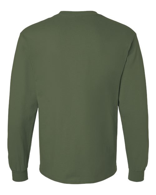 Unisex Ultra Cotton® Long Sleeve T-Shirt — Military Green
