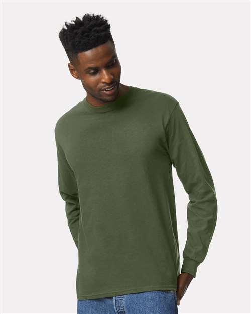 Unisex Ultra Cotton® Long Sleeve T-Shirt — Military Green
