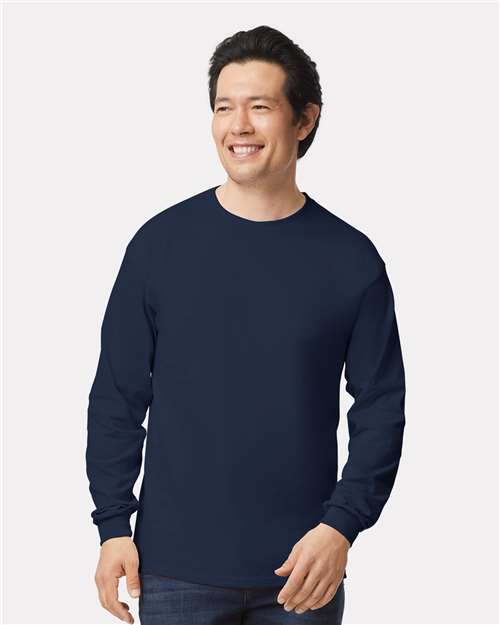Unisex Ultra Cotton® Long Sleeve T-Shirt — Navy