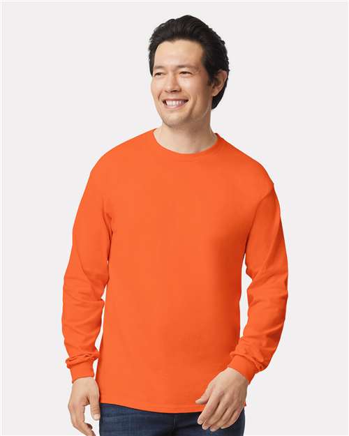 Unisex Ultra Cotton® Long Sleeve T-Shirt — Orange