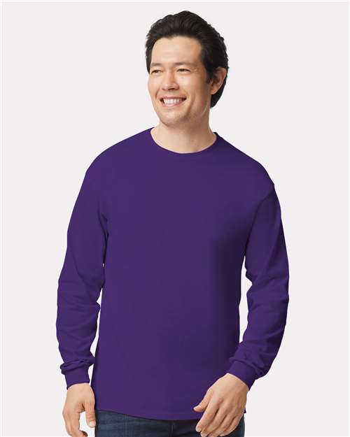 Unisex Ultra Cotton® Long Sleeve T-Shirt — Purple