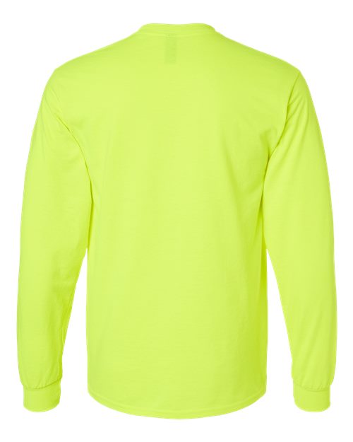 Unisex Ultra Cotton® Long Sleeve T-Shirt — Safety Green