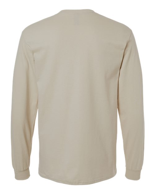 Unisex Ultra Cotton® Long Sleeve T-Shirt — Sand