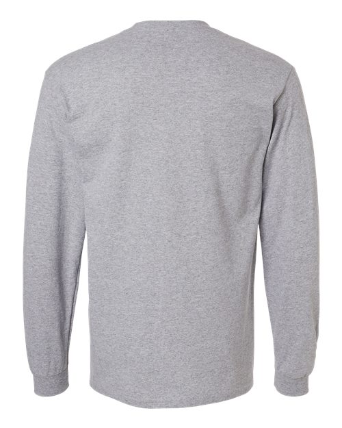 Unisex Ultra Cotton® Long Sleeve T-Shirt — Sport Grey