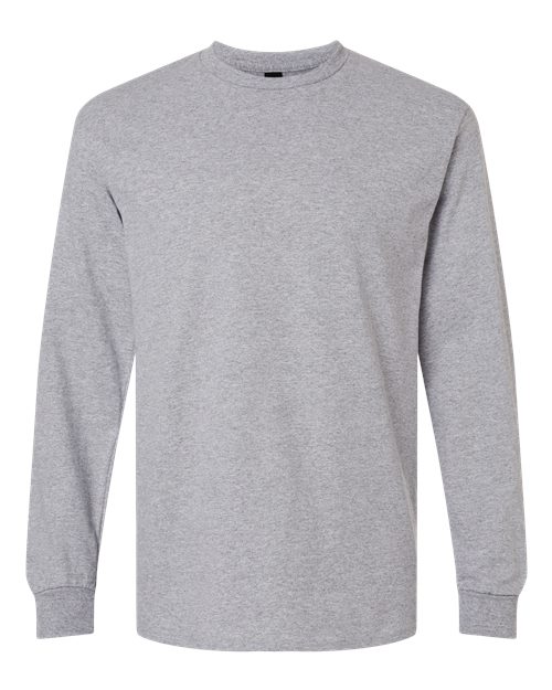 Unisex Ultra Cotton® Long Sleeve T-Shirt — Sport Grey