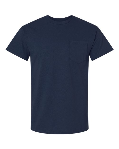 Unisex Ultra Cotton® Pocket T-Shirt — Navy