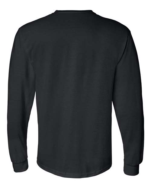 Unisex DryBlend® 50/50 Long Sleeve T-Shirt — Black