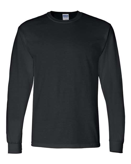 Unisex DryBlend® 50/50 Long Sleeve T-Shirt — Black