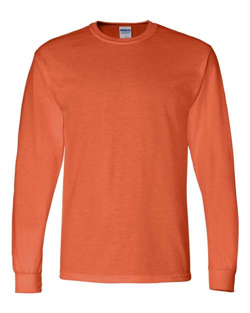 Unisex DryBlend® 50/50 Long Sleeve T-Shirt — Orange
