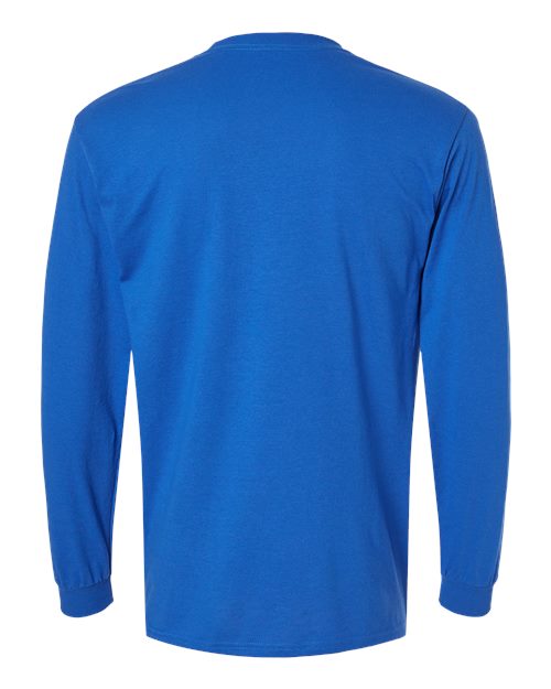 Unisex DryBlend® 50/50 Long Sleeve T-Shirt — Royal