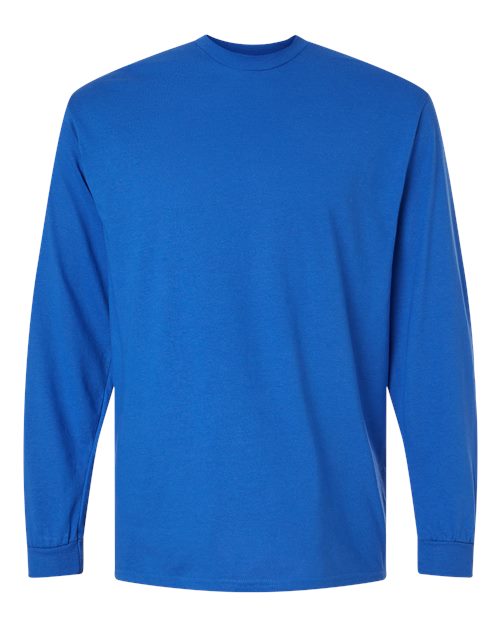 Unisex DryBlend® 50/50 Long Sleeve T-Shirt — Royal