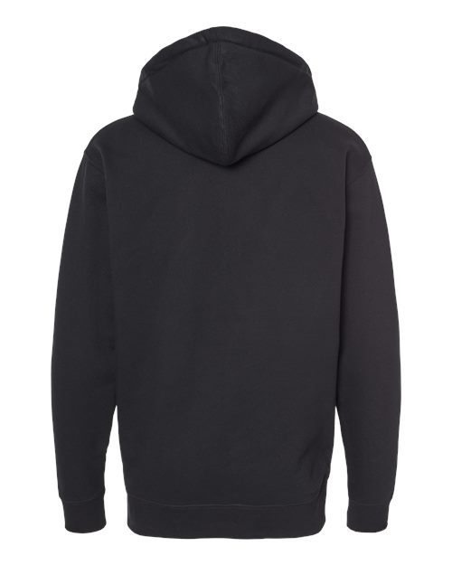 Unisex Heavyweight Full-Zip Hooded Sweatshirt — Black