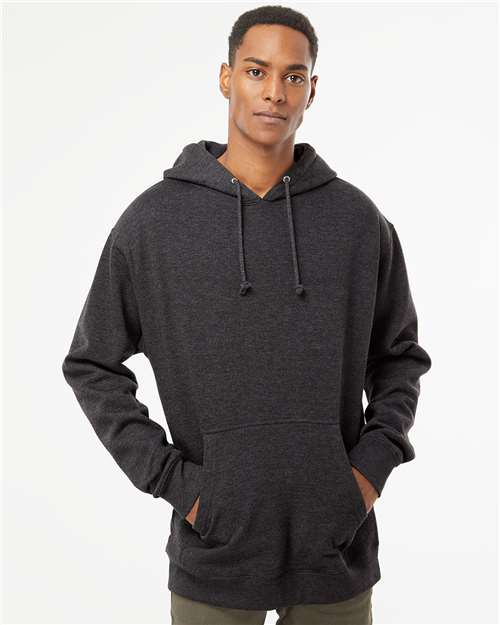 Unisex Heavyweight Hooded Sweatshirt — Charcoal Heather