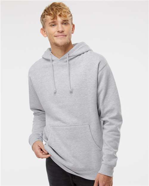 Unisex Heavyweight Hooded Sweatshirt — Grey Heather