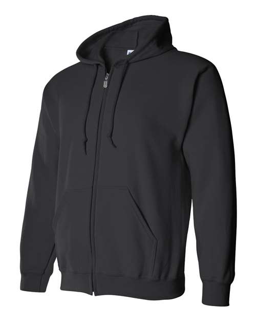 Unisex Heavy Blend™ Full-Zip Hooded Sweatshirt — Black