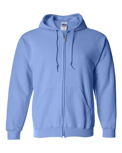 Unisex Heavy Blend™ Full-Zip Hooded Sweatshirt — Carolina Blue