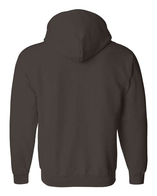Unisex Heavy Blend™ Full-Zip Hooded Sweatshirt — Dark Chocolate